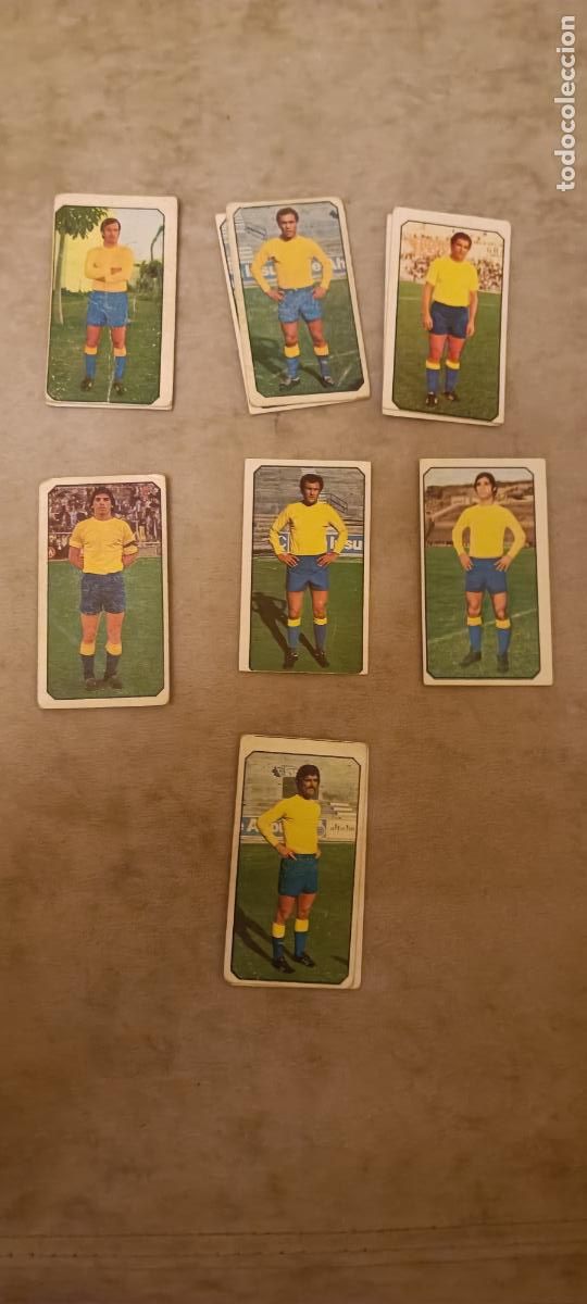 Figurine di Calcio: 7 CROMOS LAS PALMAS EDICIONES ESTE 77-78 SIN PEGAR - SE VENDEN SUELTOS