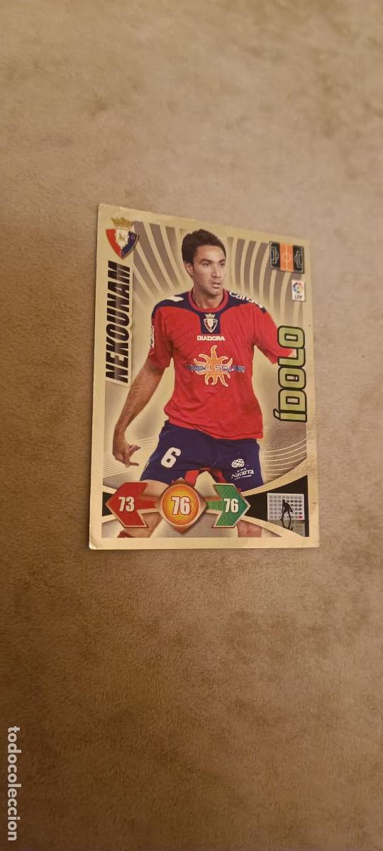Cromos de F&uacute;tbol: NEKOUNAM OSASUNA IDOLO ADRENALYN XL LIGA 2009/10 09 10 PANINI