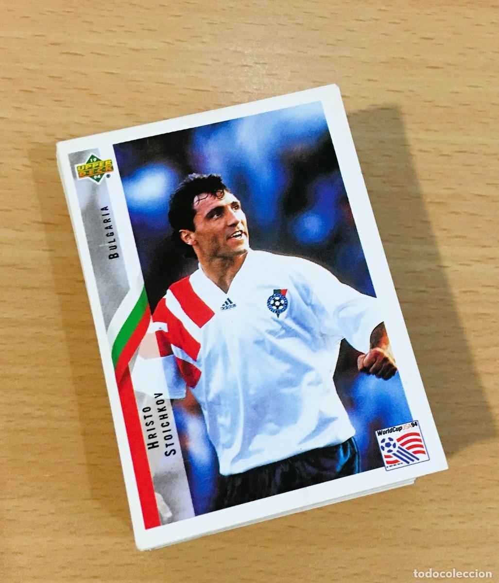 Cromos de F&uacute;tbol: LOTE DE HRISTO STOICHKOV Y 119 CROMOS M&Aacute;S NO REPETIDOS - WORLD CUP USA 94 - MUNDIAL DE F&Uacute;TBOL 1994