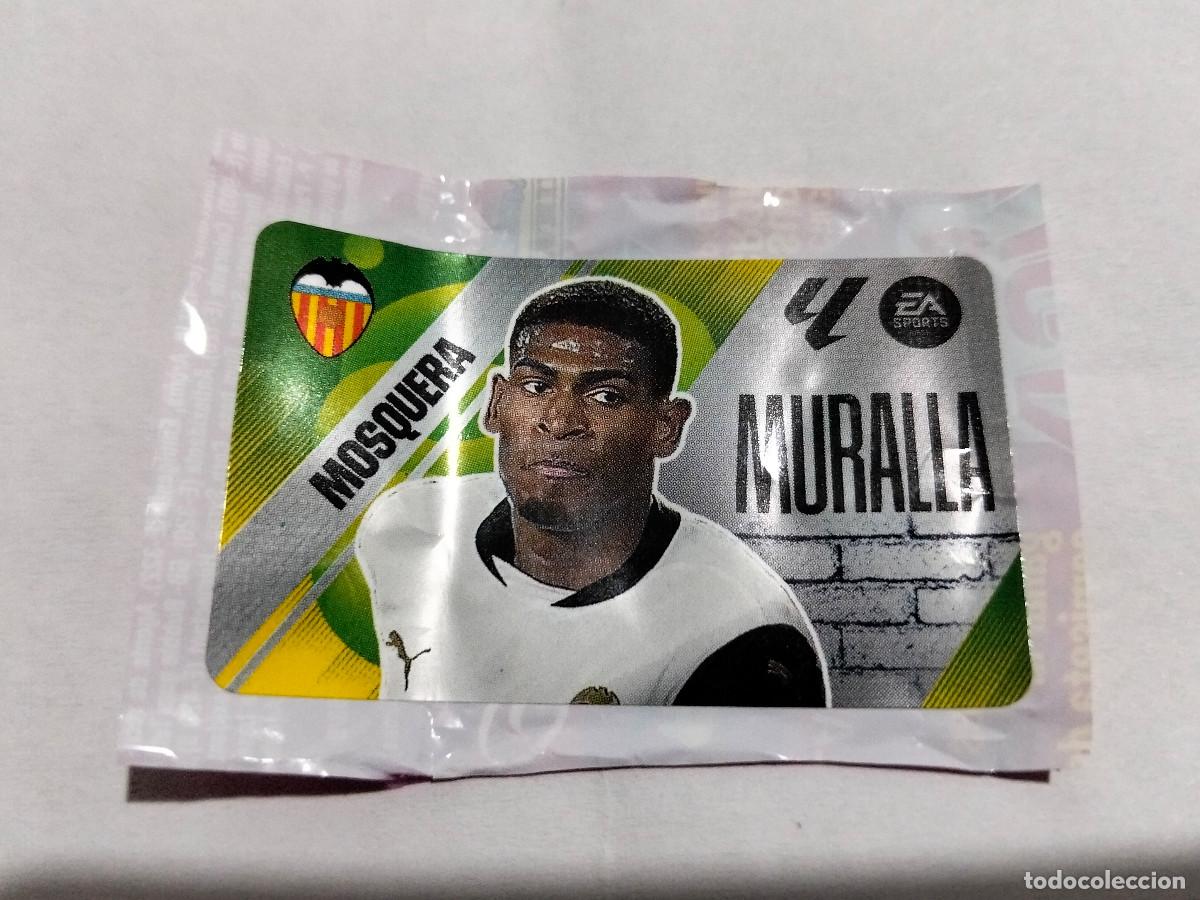 Fu&szlig;ball-Sticker: CROMO CHICLE LIGA ESTE 2025 - 26 ... MURALLA MOSQUERA - VALENCIA ---- LEER ANUNCIO.
