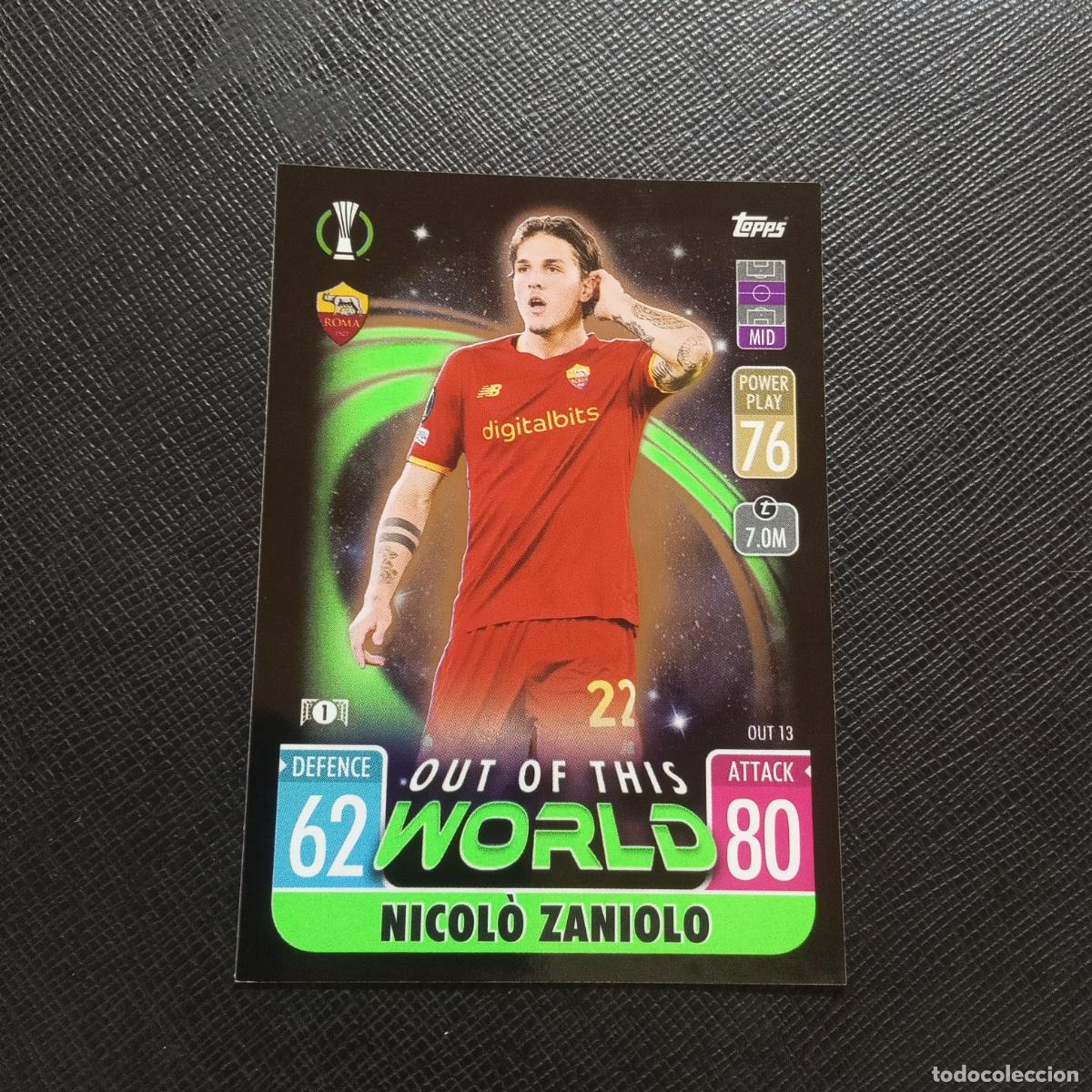 Cromos de f&uacute;tbol: ZANIOLO ROMA TOPPS MATCH ATTAX 2021 2022 FUTBOL 21 22 - A127 PG397 OUT OF THUS WORLD