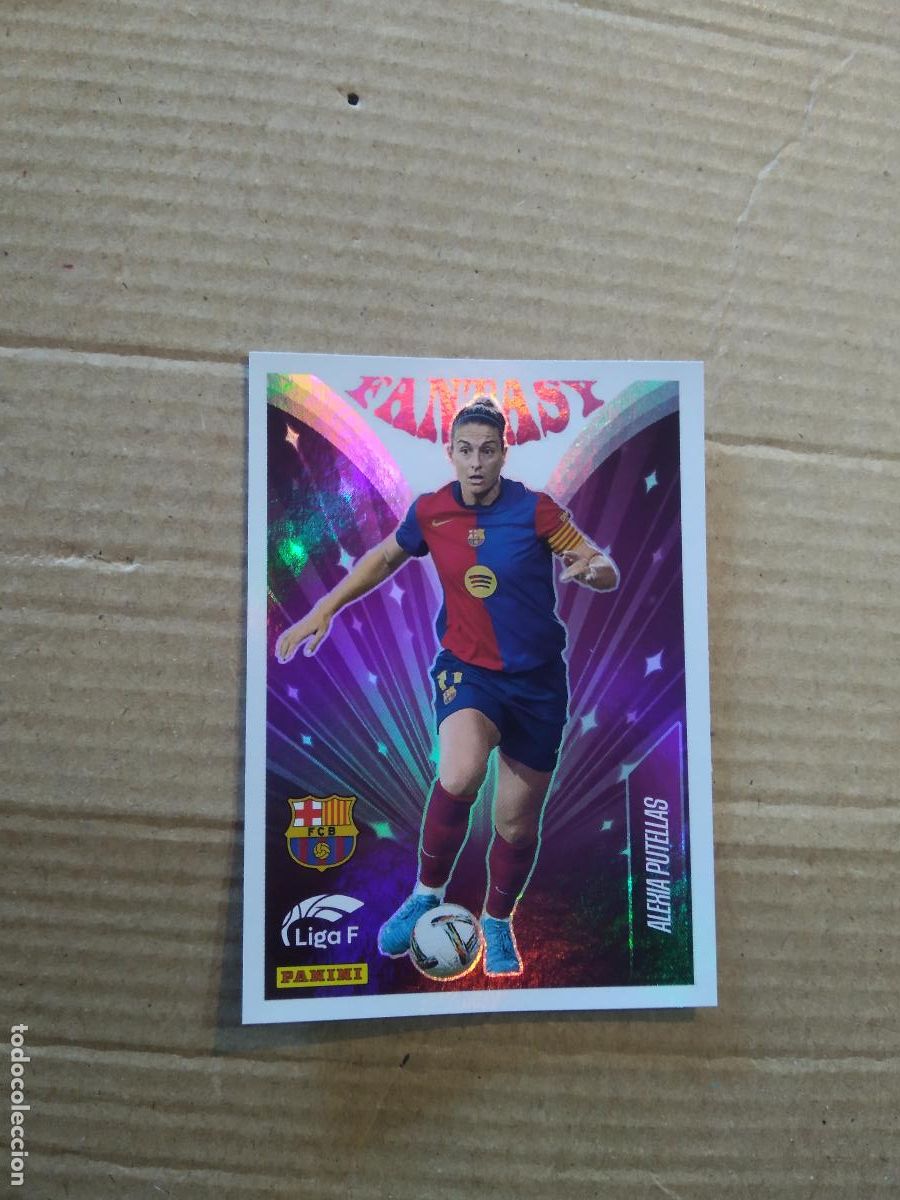 Fu&szlig;ball-Sticker: 328 ALEXIA PUTELLAS BARCELONA BAR&Ccedil;A FANTASY CROMO PANINI LIGA F 24-25 FUTBOL FEMENINO 2024-2025