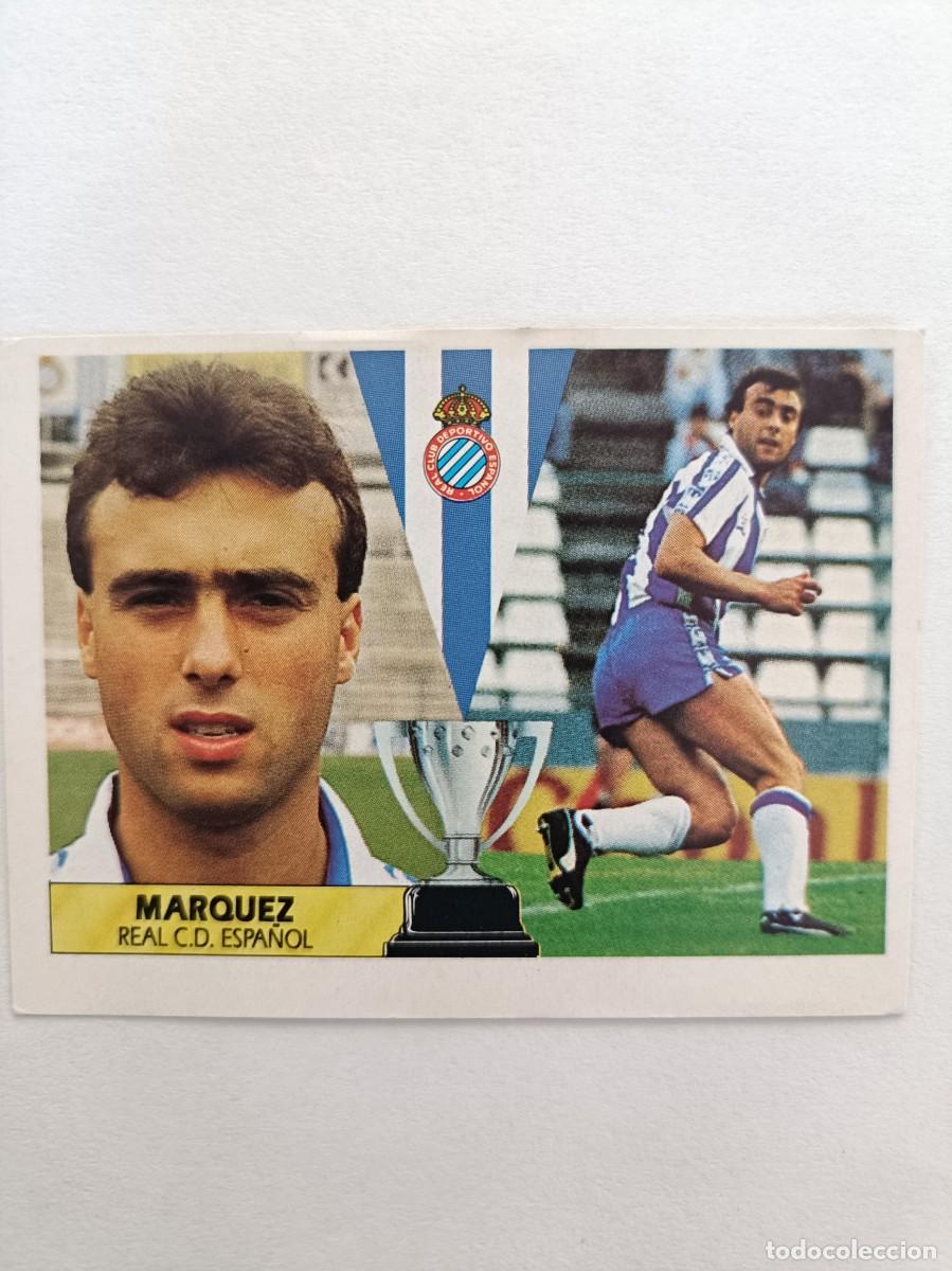 Cromos de Futebol: MARQUEZ R.C.D. ESPA&Ntilde;OL LIGA 87/88 ESTE
