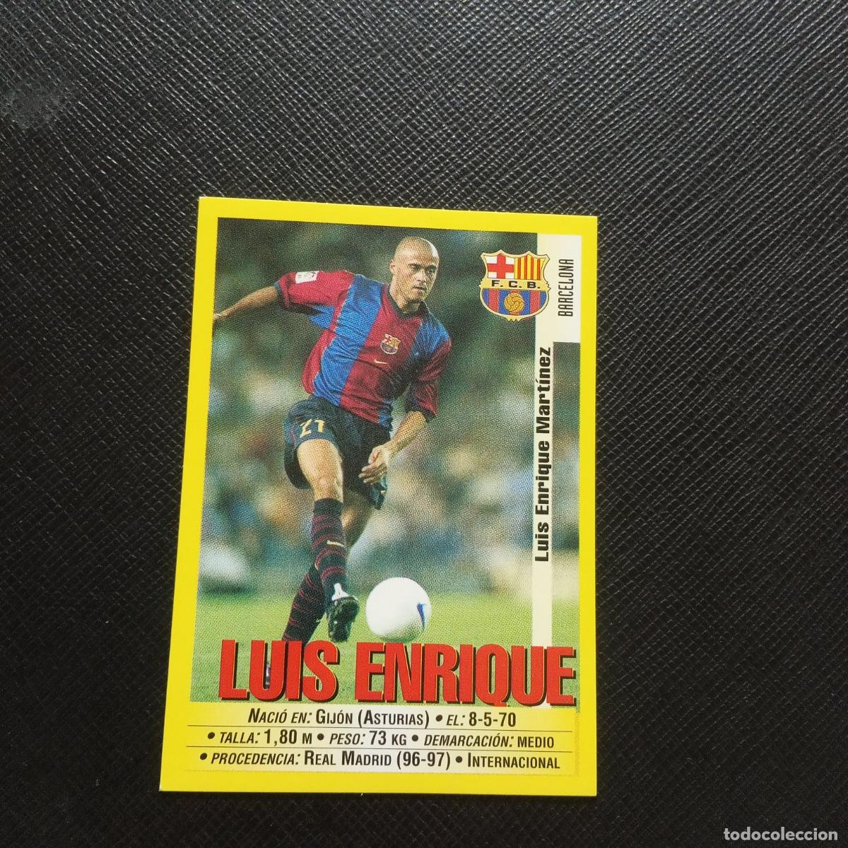 Fu&szlig;ball-Sticker: 13 LUIS ENRIQUE BARCELONA PANINI 1999 2000 CROMO FUTBOL LIGA 99 00 - SIN PEGAR - A112 PG28