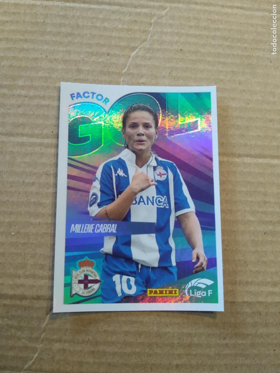 Fu&szlig;ball-Sticker: 366 MILLENE CABRAL DEPORTIVO CORU&Ntilde;A CROMO PANINI LIGA F 24-25 FUTBOL FEMENINO 2024-2025