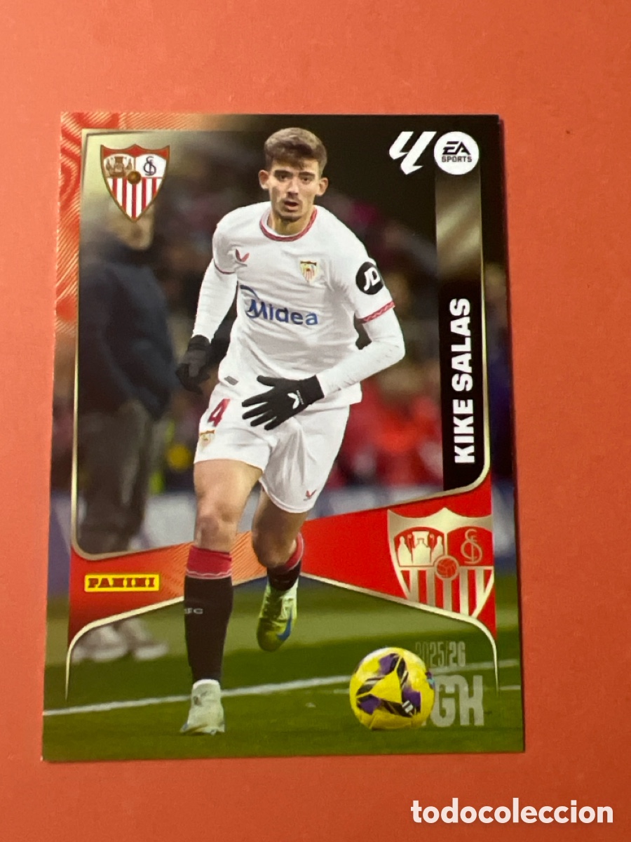 Fu&szlig;ball-Sticker: C9642. MGK 2025/26. #330 KIKE SALAS. SEVILLA CF.