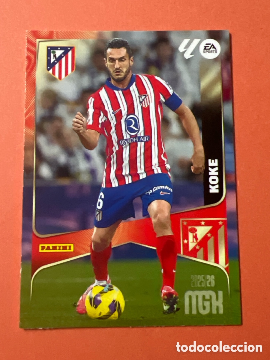 Fu&szlig;ball-Sticker: C9600. MGK 2025/26. #66 KOKE. AT.MADRID