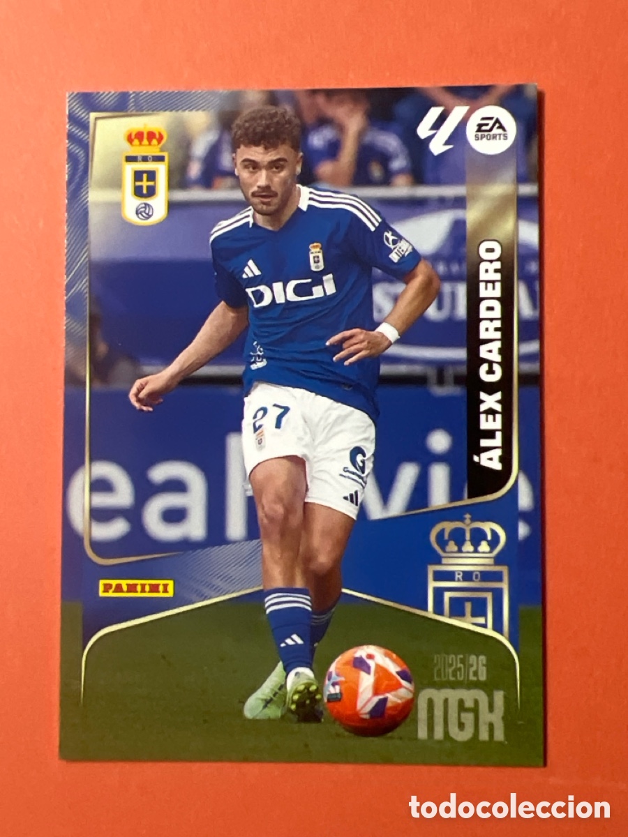 Cromos de Futebol: C9677. ALEX CARDERO REAL OVIEDO N&ordm; 283 MGK 2025 2026 25 26 PANINI