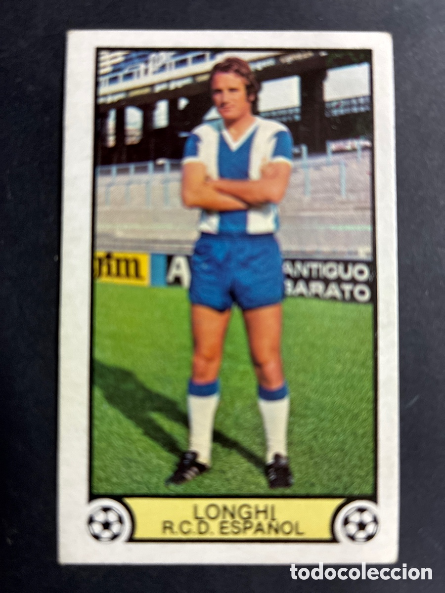 Football Stickers: CROMO NUNCA PEGADO FUTBOL LONGHI R.C.D ESPA&Ntilde;OL LIGA 79 - 80 EDITORIAL ESTE
