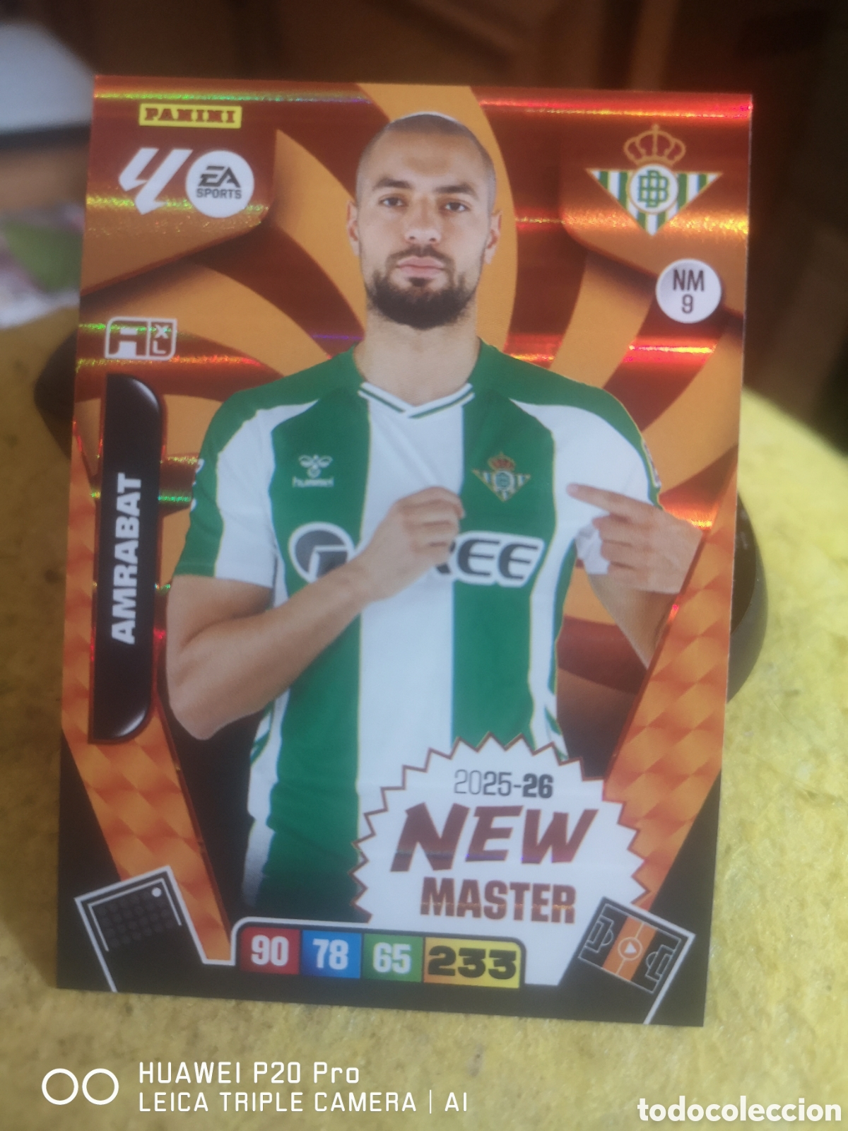 Cromos de F&uacute;tbol: ADRENALYN XL 2025 - 26 / 25 - 26 - NEW MASTER 9 AMRABAT - REAL BETIS