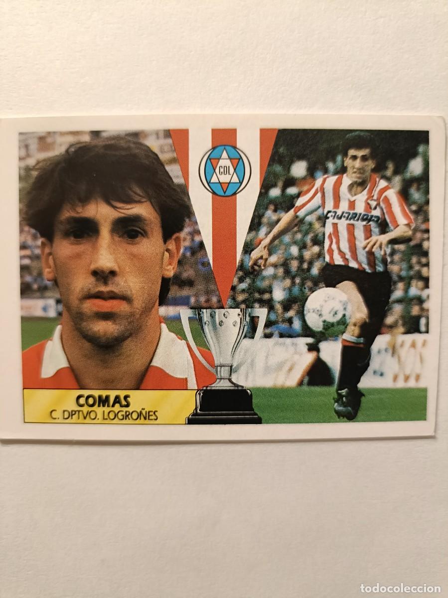 Cromos de f&uacute;tbol: COMAS C.D. LOGRO&Ntilde;ES LIGA 87/88 ESTE - Foto 1