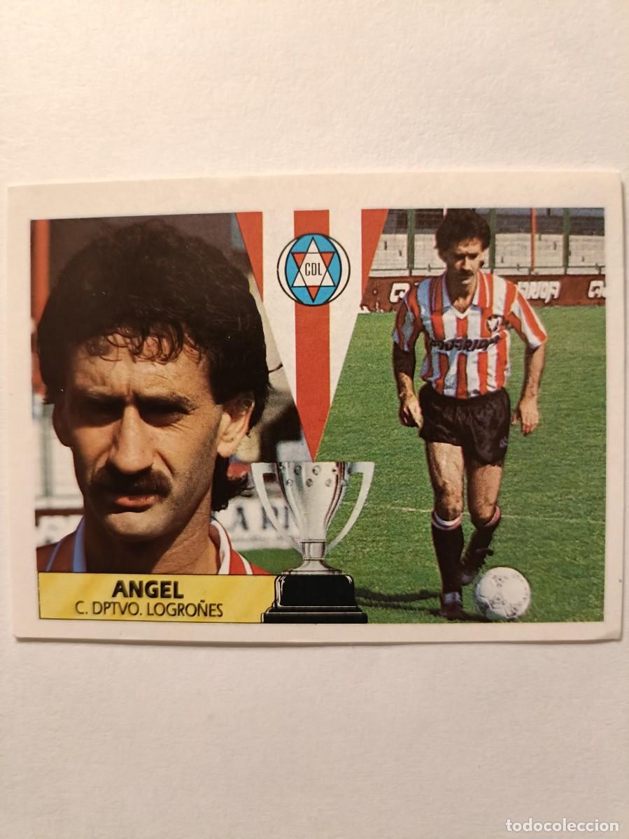 Cromos de F&uacute;tbol: ANGEL C.D. LOGRO&Ntilde;ES LIGA 87/88 ESTE