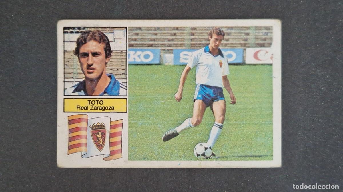 Cromos de F&uacute;tbol: L4 TOTO REAL ZARAGOZA FICHAJE 17 LIGA ESTE 1982 1983 82 83 DEPEGADO RECUPERADO