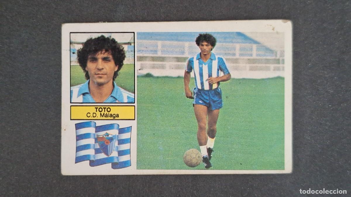 Figurine di Calcio: L4 TOTO C. D. MALAGA FICHAJE 19 LIGA ESTE 1982 1983 82 83 DEPEGADO RECUPERADO