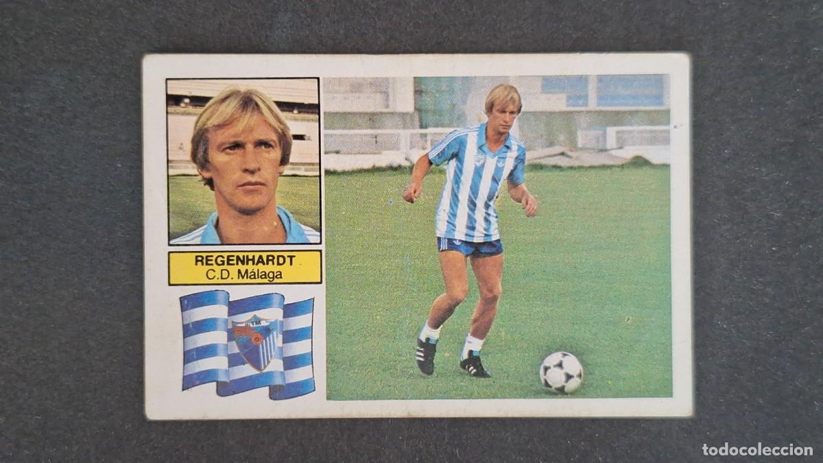 Cromos de f&uacute;tbol: L4 REGENHARDT C. D. MALAGA FICHAJE 20 LIGA ESTE 1982 1983 82 83 DEPEGADO RECUPERADO