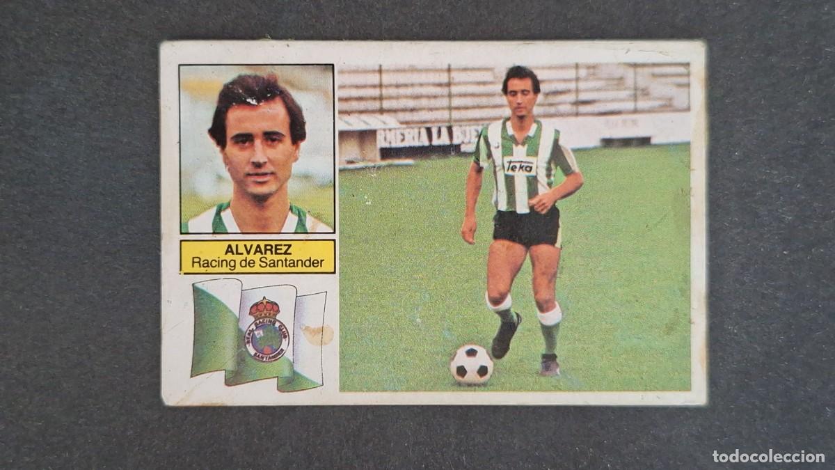 Figurine di Calcio: L4 ALVAREZ RACING DE SANTANDER FICHAJE 21 LIGA ESTE 1982 1983 82 83 DEPEGADO RECUPERADO