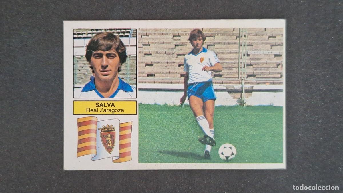 Cromos de F&uacute;tbol: L4 SALVA REAL ZARAGOZA FICHAJE 22 LIGA ESTE 1982 1983 82 83 DEPEGADO RECUPERADO