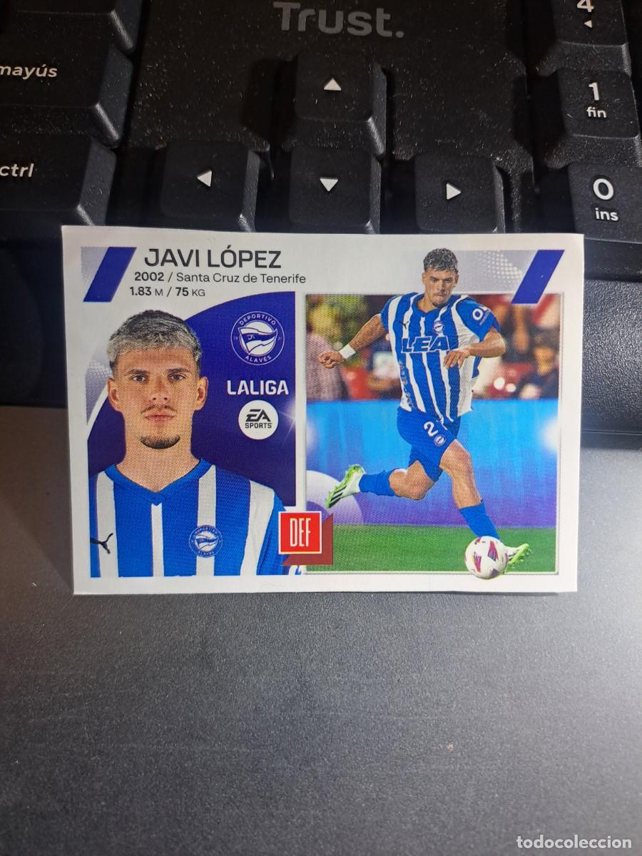 Figurine di Calcio: CROMO JAVI LOPEZ 1 ALAVES MERCADO DE INVIERNO ACTUALIZACION LIGA 2023 2024 23 24 ESTE PANINI NUNCA P