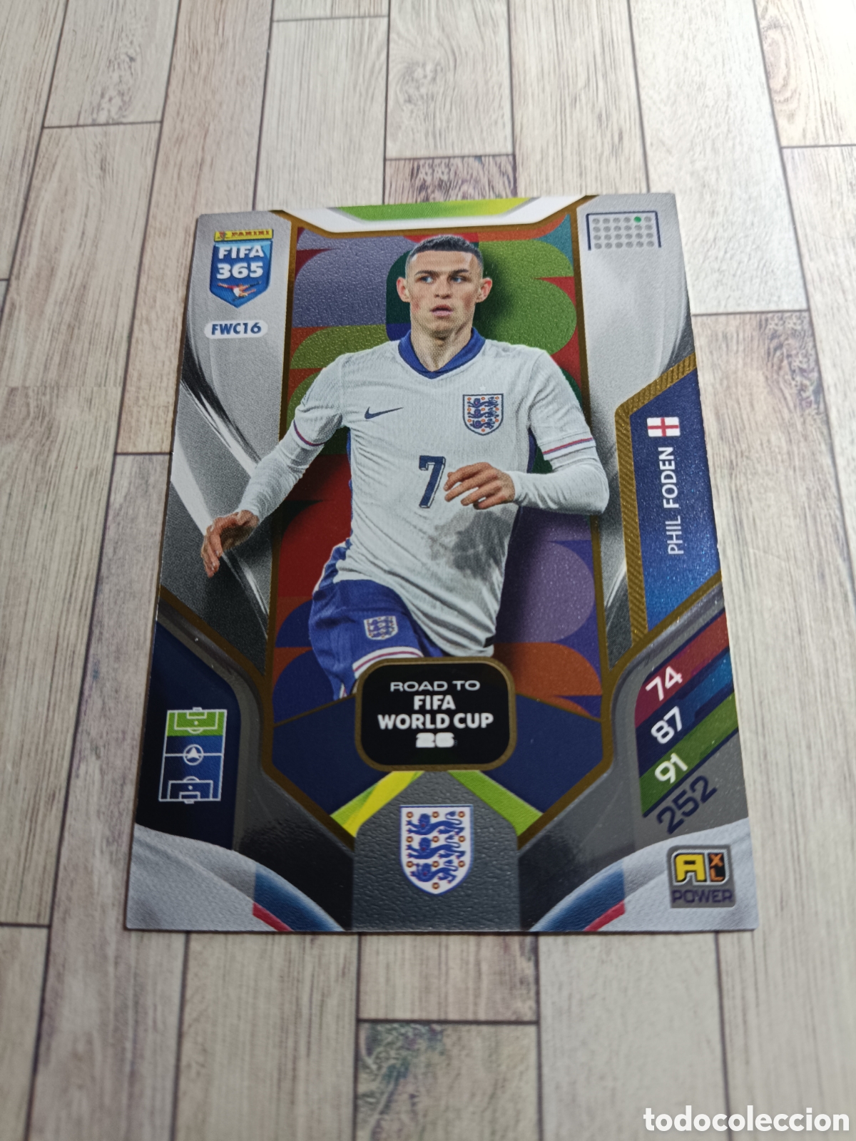 Cromos de f&uacute;tbol: FWC16 FODEN INGLATERRA ROAD WORLD CUP ADRENALYN XL FIFA 365 PANINI 2026