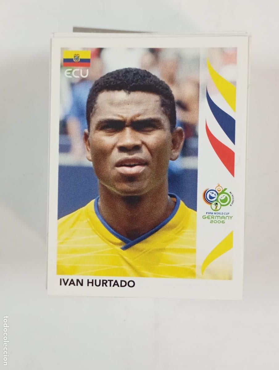 Cromos de F&uacute;tbol: CROMO N&ordm; 81. HURTADO. ECUADOR. MUNDIAL DE ALEMANIA 2006. TDKP28V