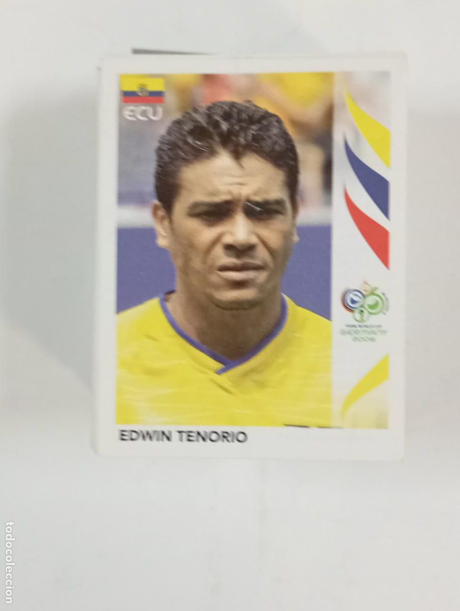 Figurine di Calcio: CROMO N&ordm; 87. TENORIO. ECUADOR. MUNDIAL DE ALEMANIA 2006. TDKP28V