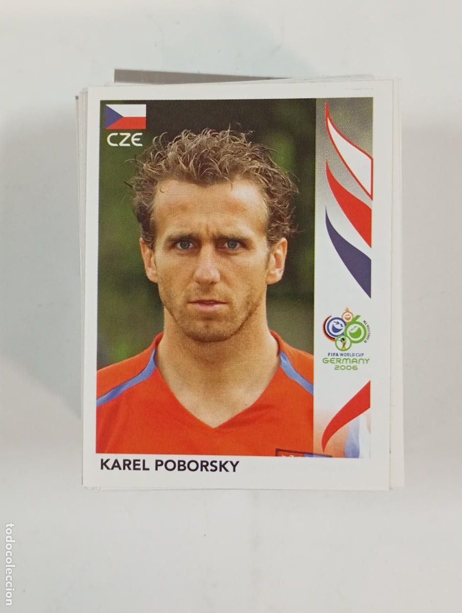 Figurine di Calcio: CROMO N&ordm; 370. POBORSKY. REP&Uacute;BLICA CHECA. MUNDIAL DE ALEMANIA 2006. TDKP28V