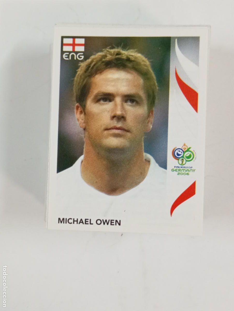 Cromos de f&uacute;tbol: CROMO N&ordm; 110. OWEN. INGLATERRA. MUNDIAL DE ALEMANIA 2006. TDKP28V