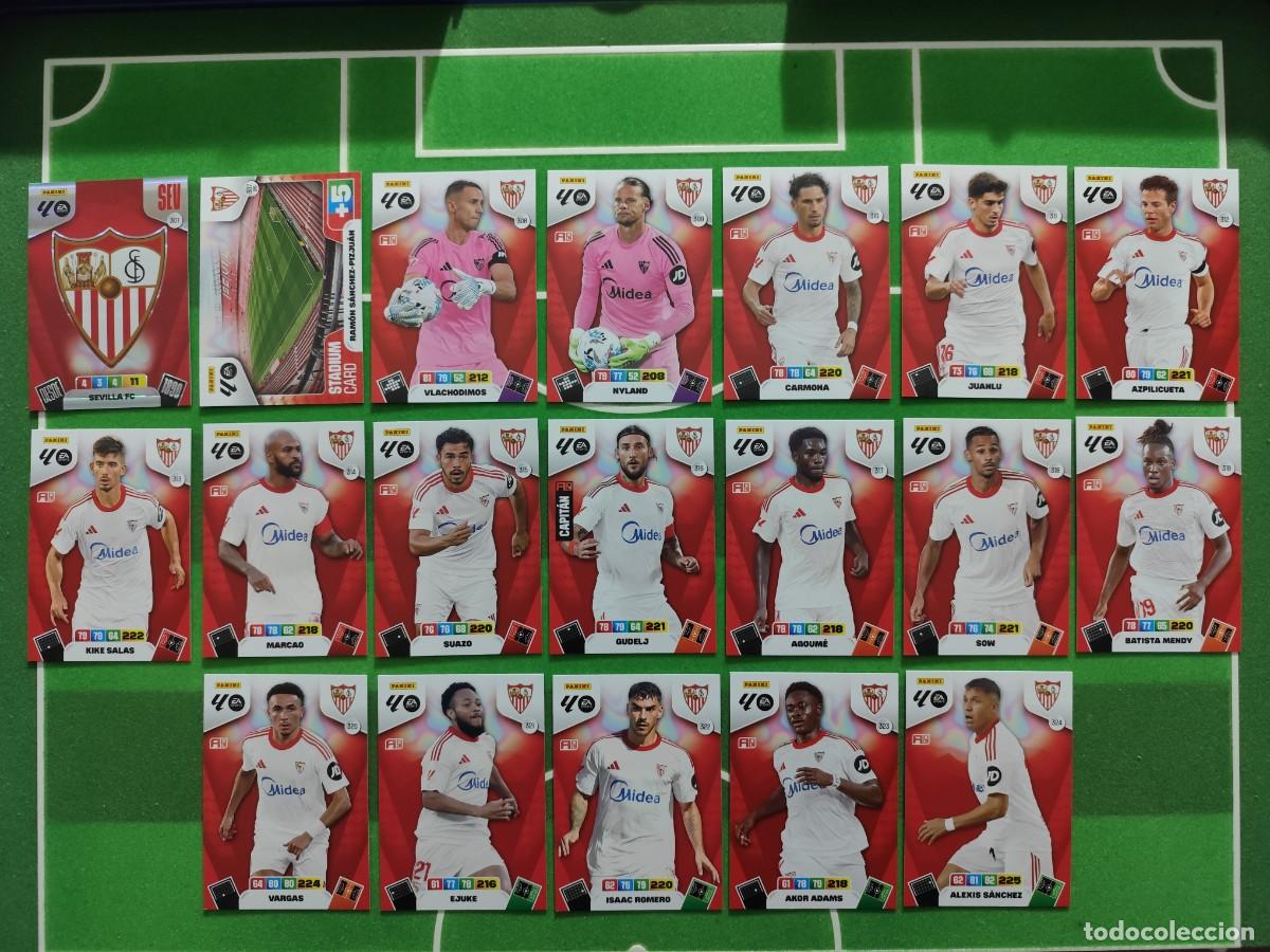 Fu&szlig;ball-Sticker: Primera edici&oacute;n Sevilla (Vamos, Protas, Supercrack, New M&aacute;ster)Adrenalyn 2025/26 25/26