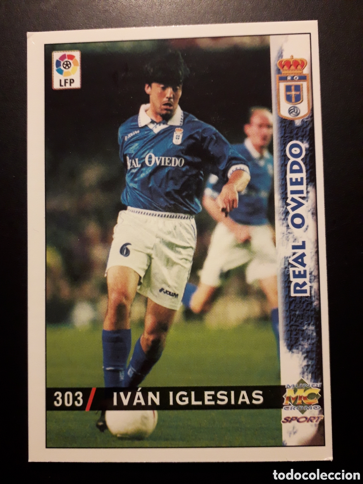 Cromos de f&uacute;tbol: IV&Aacute;N IGLESIAS OVIEDO N&deg; 303 FICHAS LIGA 1998 1999 98 99 MUNDICROMO MC PEDIDO M&Iacute;NIMO 3&euro;