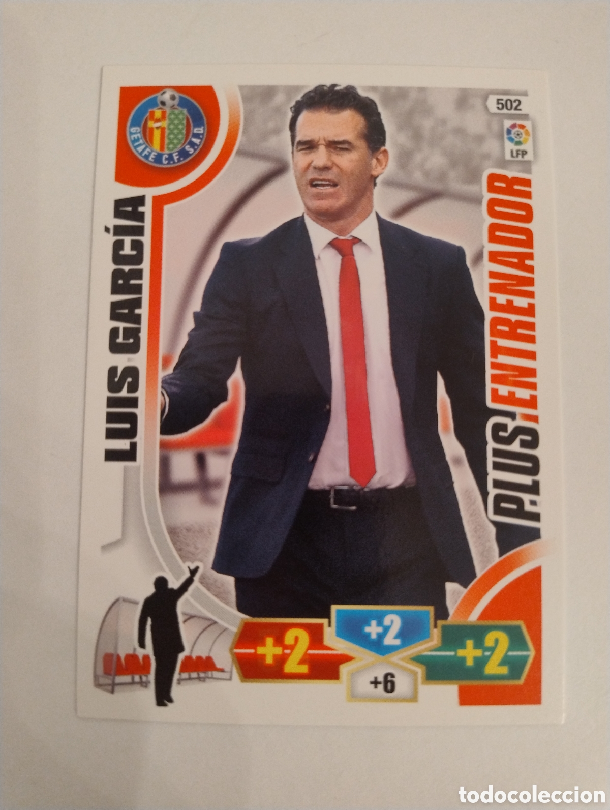 Fu&szlig;ball-Sticker: 502 - Luis Garc&iacute;a - Getafe - Adrenalyn XL Liga 2013 - 2014 Plus Entrenador