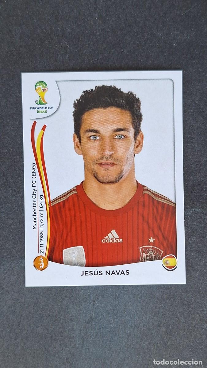 Cartes &agrave; collectionner de Football: L1 JESUS NAVAS SELECCION ESPA&Ntilde;A 122 MUNDIAL BRASIL 2014 PANINI NUNCA PEGADO SIN PEGAR