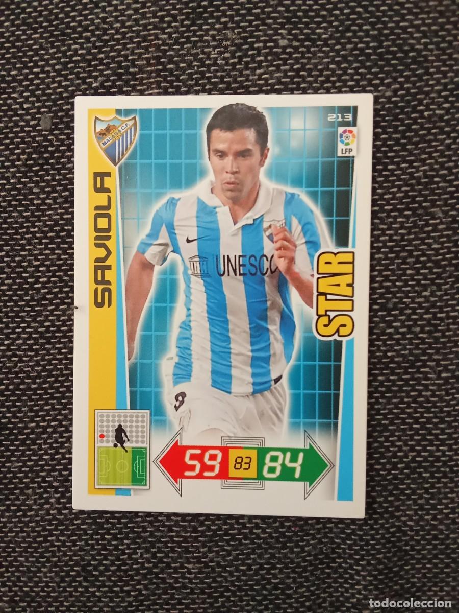 Cromos de Futebol: 213 saviola star m&aacute;laga ADRENALYN 2012-13