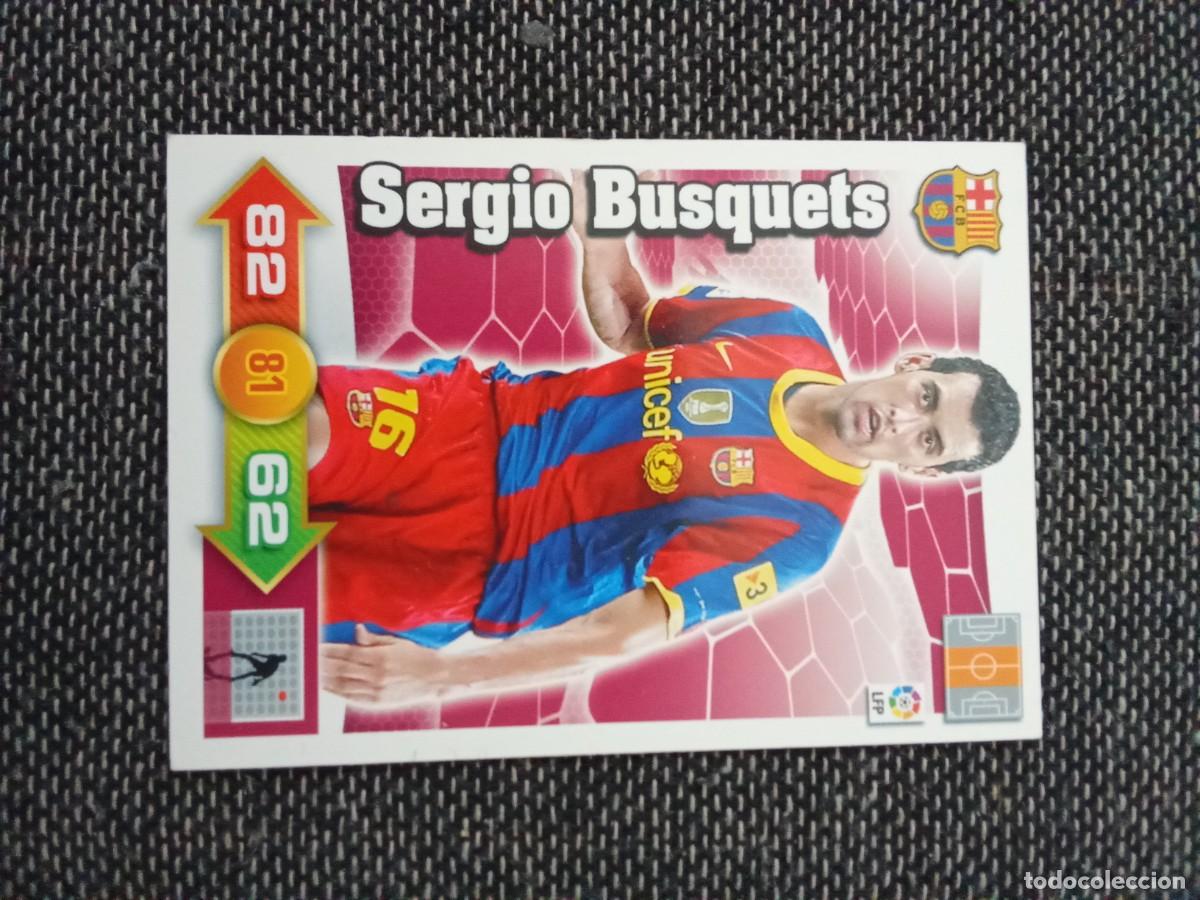 Fu&szlig;ball-Sticker: Sergio Busquets FC Barcelona ADRENALYN 2010-11