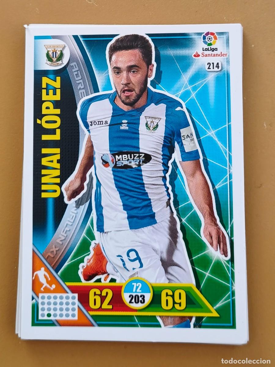 Cromos de F&uacute;tbol: unai lopez, 2016 17 adrenalyn
