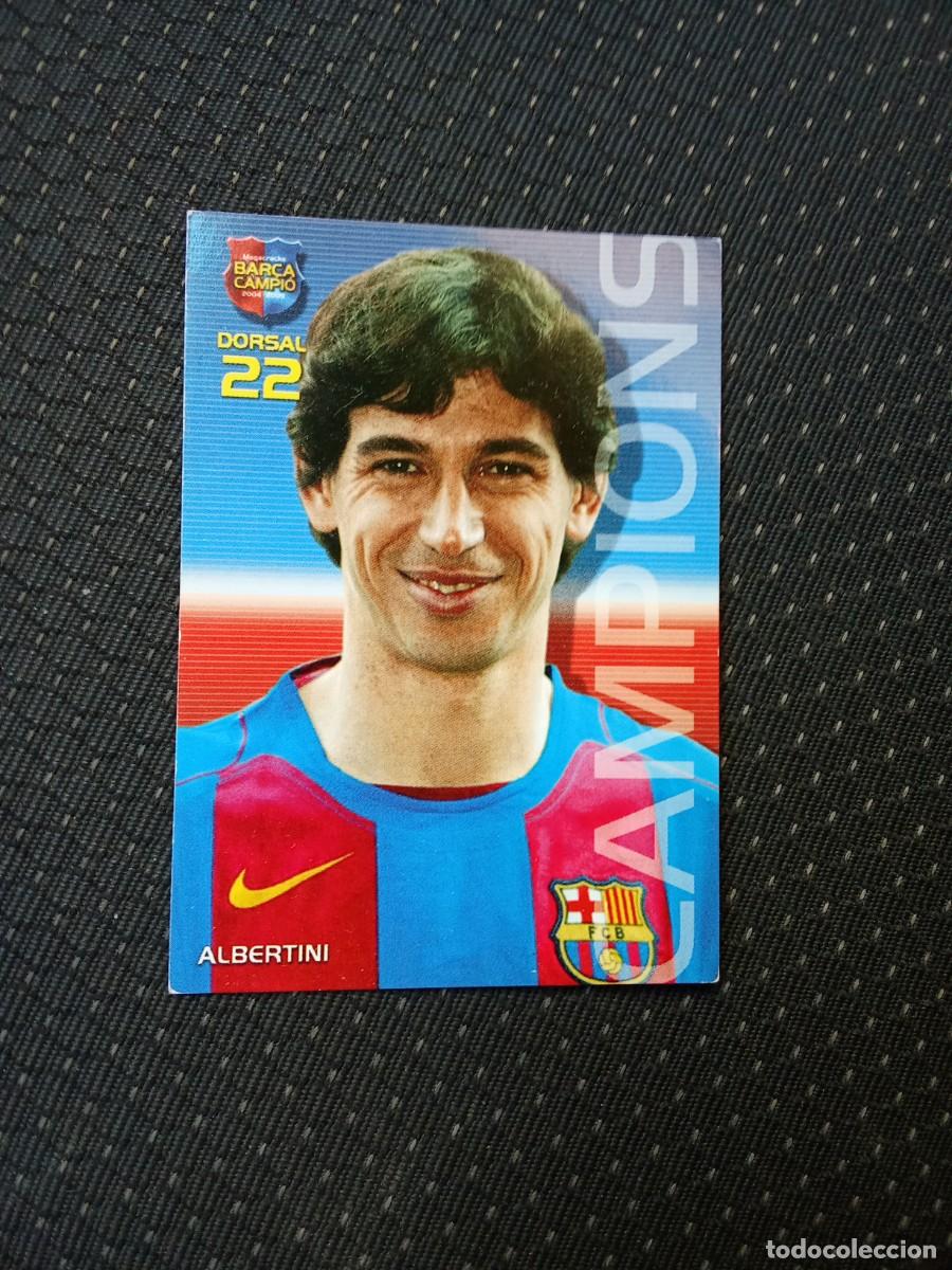 Figurine di Calcio: 31 Albertini FC Barcelona megacracks bar&ccedil;a Campeon 2004-05