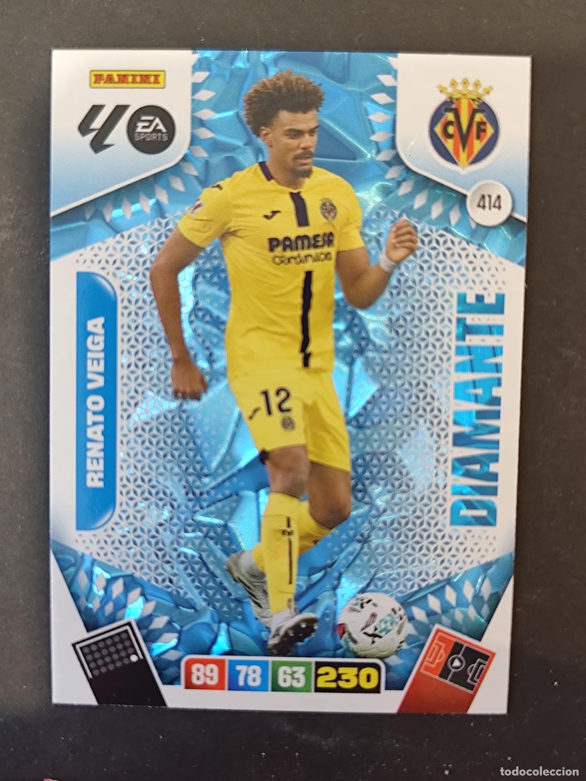 Cartes &agrave; collectionner de Football: 414 RENATO VEIGA VILLARREAL DIAMANTE ADRENALYN 2025 2026 25 26