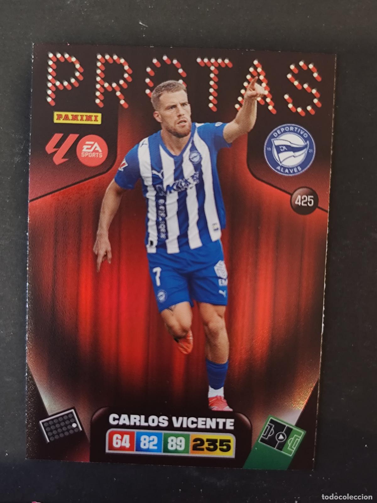 Cartes &agrave; collectionner de Football: 425 CARLOS VICENTE ALAV&Eacute;S PROTAS ADRENALYN 2025 2026 25 26