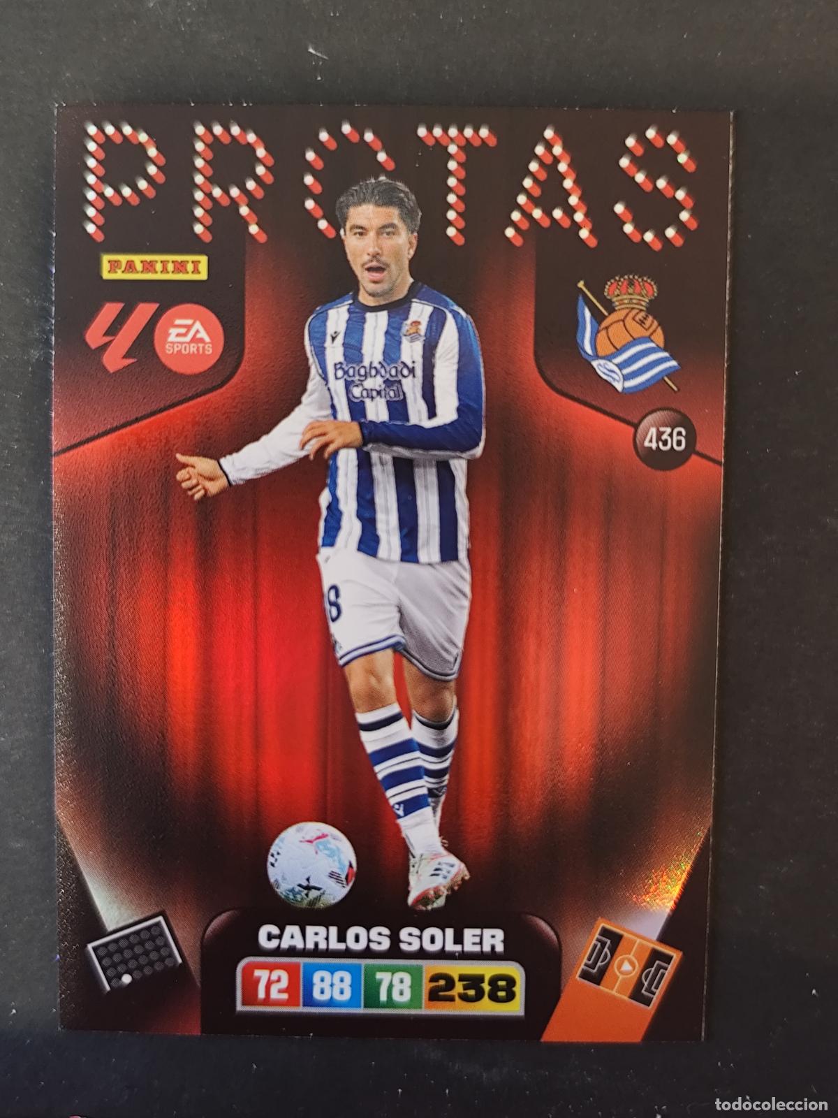Cromos de Futebol: 436 CARLOS SOLER REAL SOCIEDAD PROTAS ADRENALYN 2025 2026 25 26