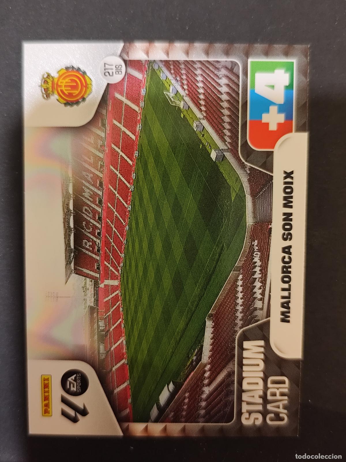 Fu&szlig;ball-Sticker: 217 BIS STADIUM CARD MALLORCA SON MOIX MALLORCA ADRENALYN 2025 2026 25 26