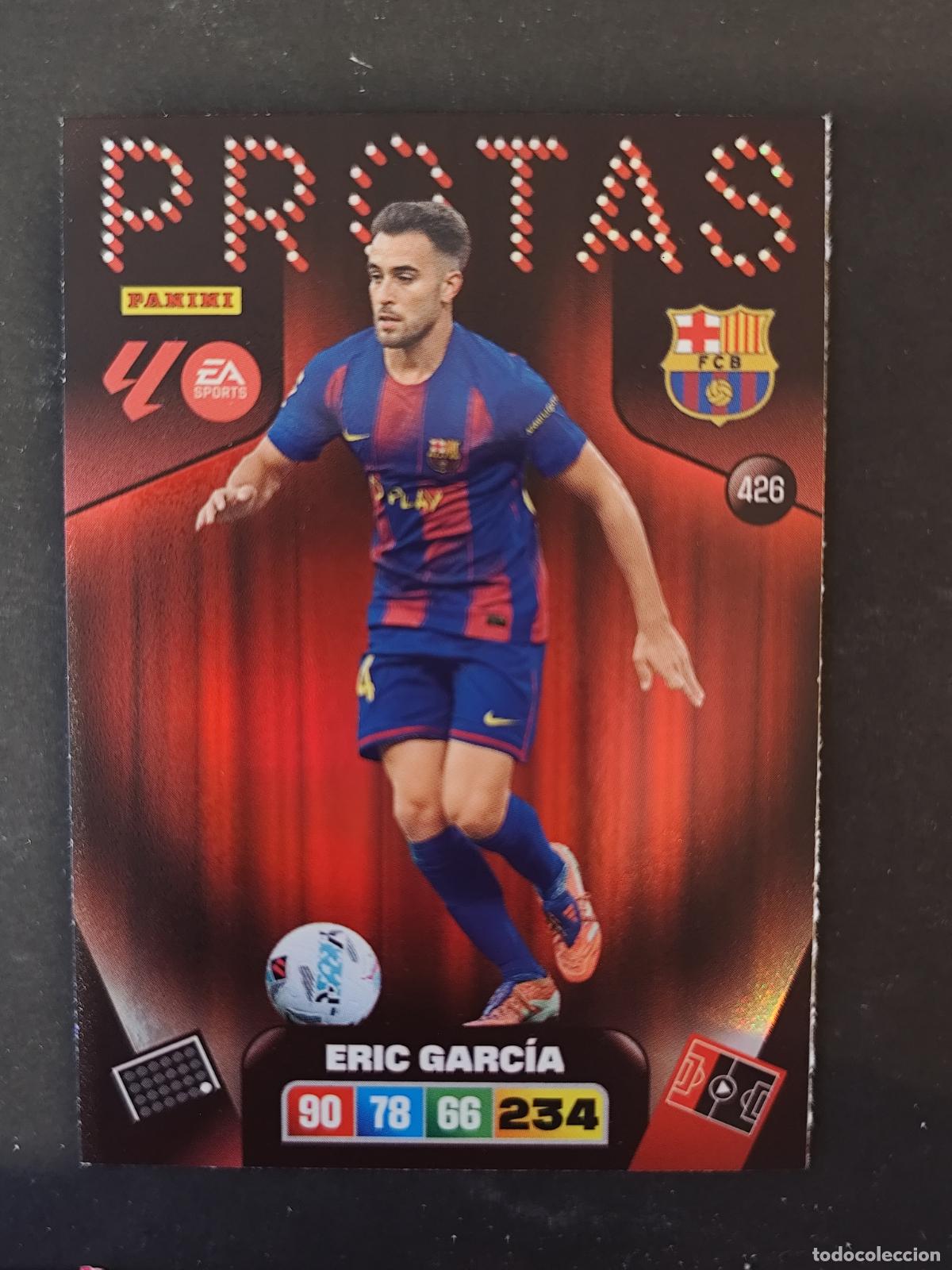 Cromos de F&uacute;tbol: 426 ERIC GARC&Iacute;A BARCELONA BAR&Ccedil;A PROTAS ADRENALYN 2025 2026 25 26