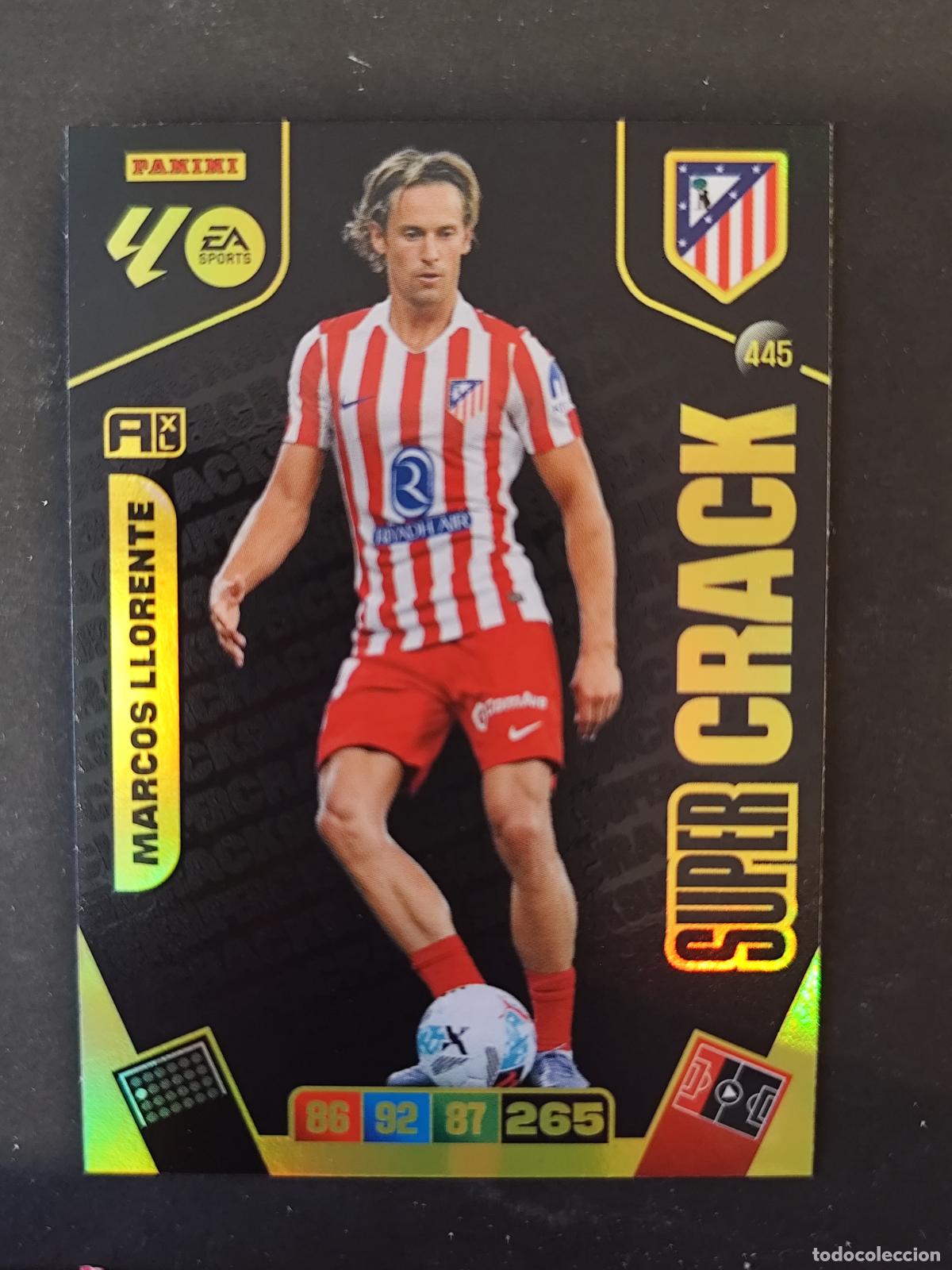 Cromos de F&uacute;tbol: 445 MARCOS LLORENRE ATL&Eacute;TICO MADRID SUPER CRACK ADRENALYN 2025 2026 25 26