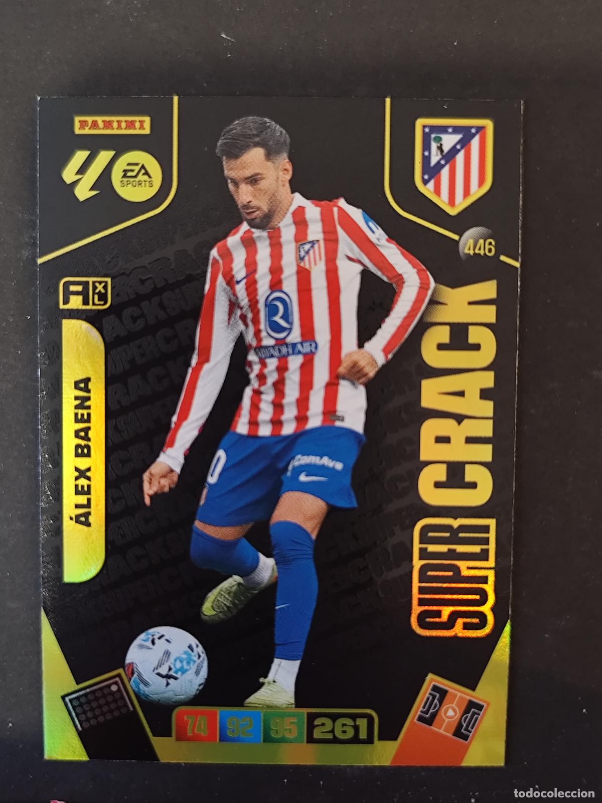 Cartes &agrave; collectionner de Football: 446 &Aacute;LEX BAENA ATL&Eacute;TICO MADRID SUPER CRACK ADRENALYN 2025 2026 25 26