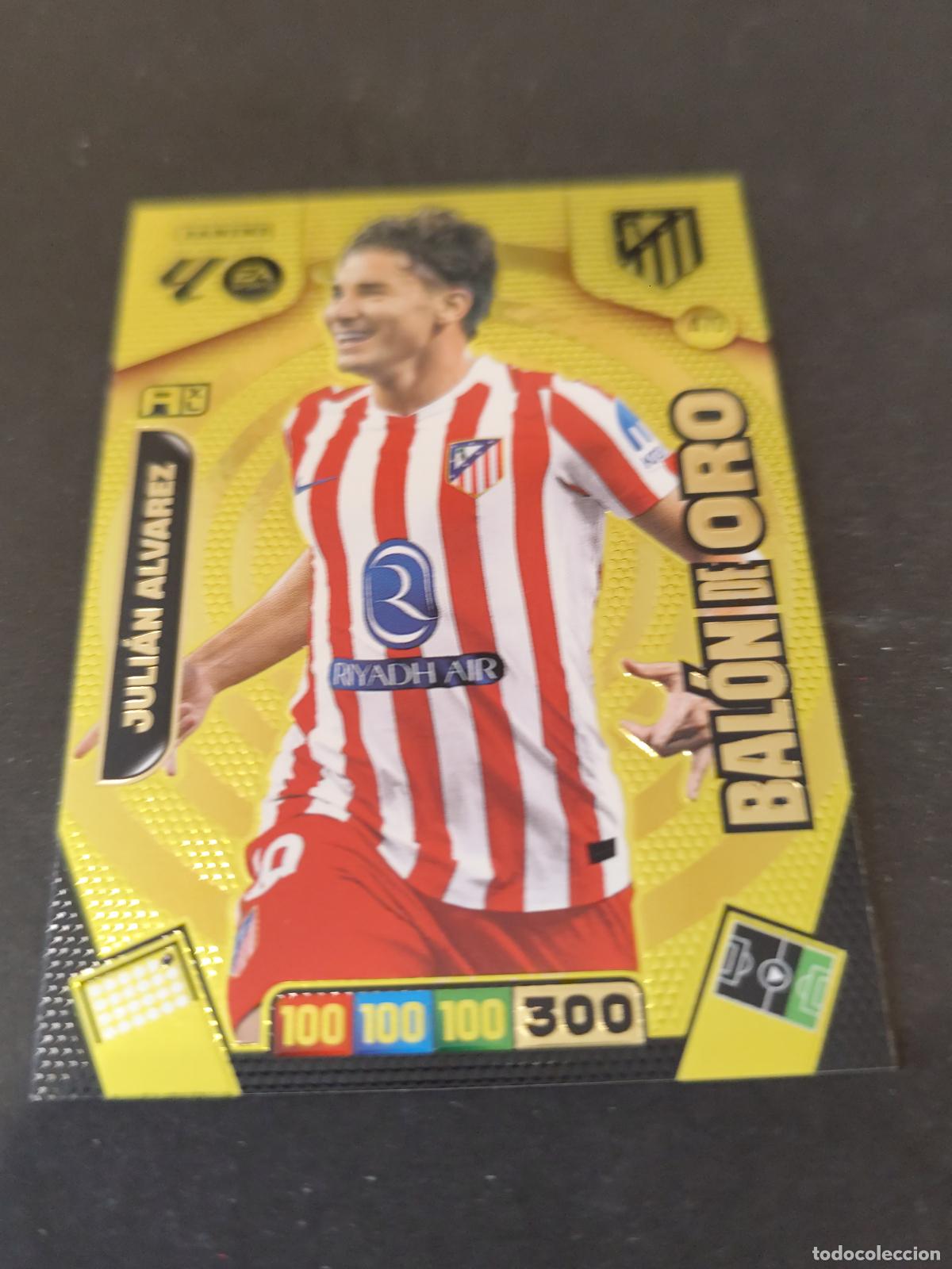 Cromos de Futebol: 470 JULI&Aacute;N &Aacute;LVAREZ ATL&Eacute;TICO MADRID BAL&Oacute;N DE ORO ADRENALYN 2025 2026 25 26