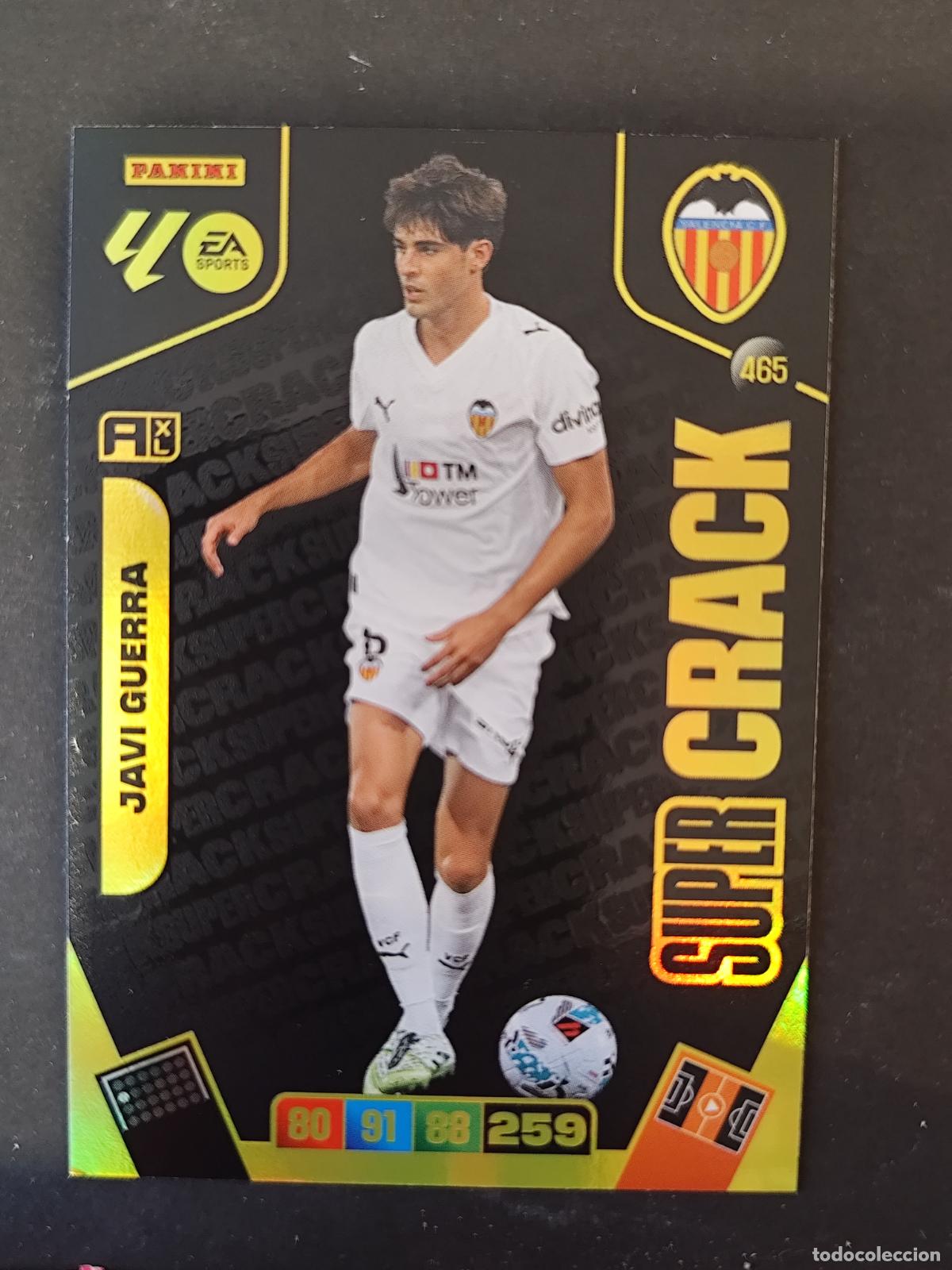 Cromos de F&uacute;tbol: 465 JAVI GUERRA VALECIA SUPER CRACK ADRENALYN 2025 2026 25 26