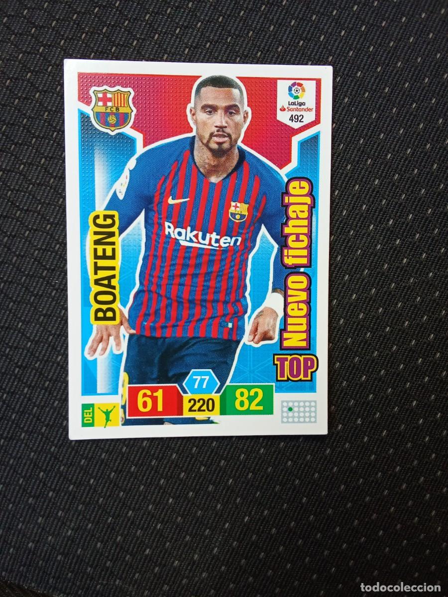 Fu&szlig;ball-Sticker: 492 boateng FC Barcelona nuevo fichaje ADRENALYN 2018-19