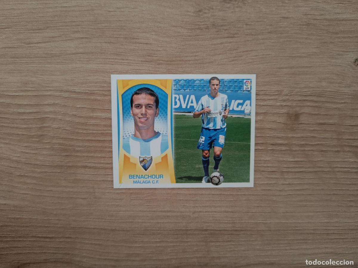 Fu&szlig;ball-Sticker: CROMO DE F&Uacute;TBOL LIGA ESTE BENACHOUR COLOCA MALAGA SIN PEGAR NUNCA PEGADO 09 10 2009 2010