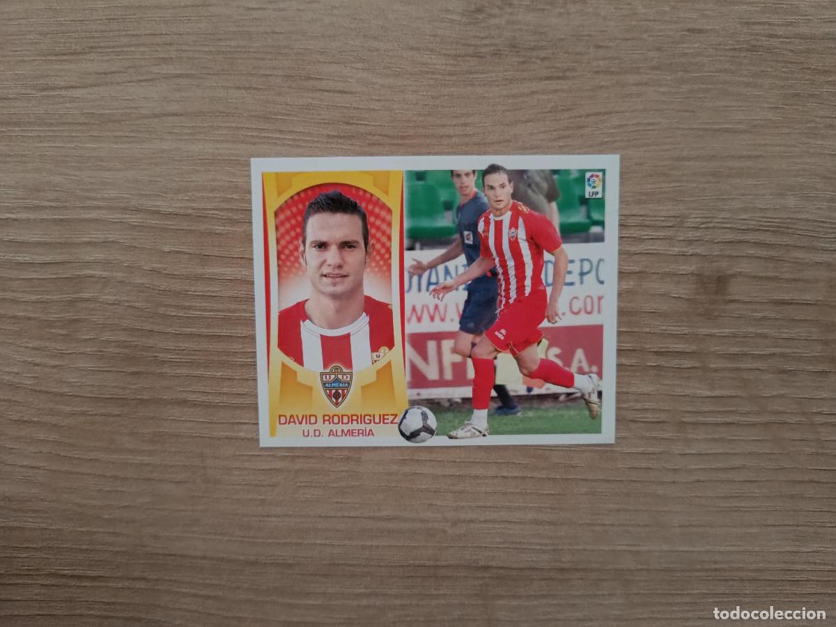 Cartes &agrave; collectionner de Football: CROMO DE F&Uacute;TBOL LIGA ESTE DAVID RODRIGUEZ COLOCA ALMERIA SIN PEGAR NUNCA PEGADO 09 10 2009 2010