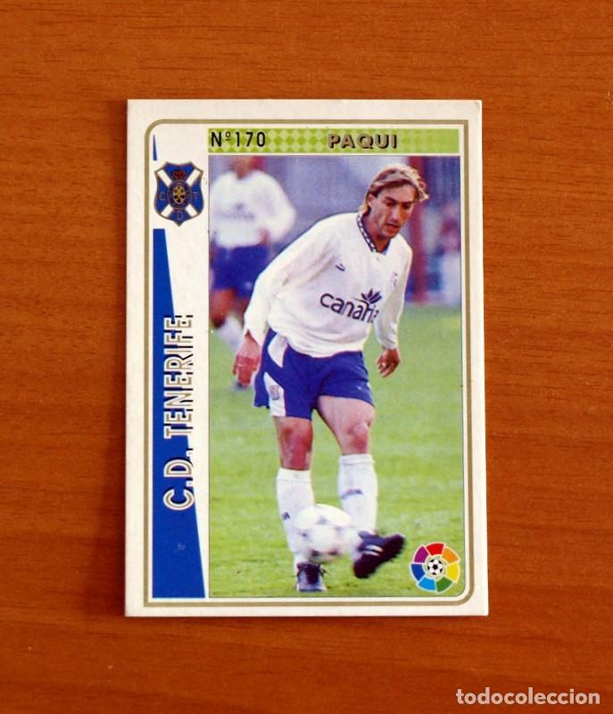 Fu&szlig;ball-Sticker: Tenerife -N&ordm; 170 Paqui -Mundicromo Las Fichas de la Liga 1994-1995-94-95