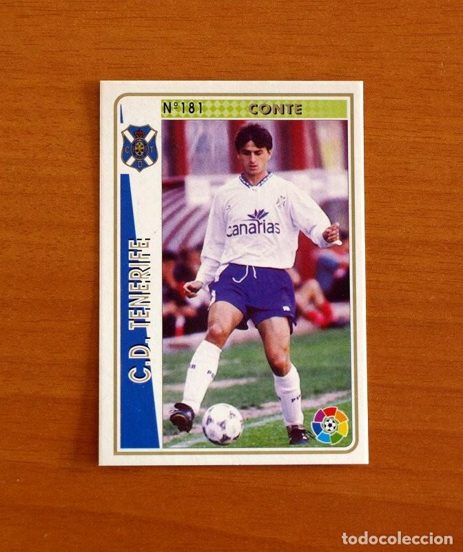Cromos de Futebol: Tenerife -N&ordm; 181 Conte -Mundicromo Las Fichas de la Liga 1994-1995-94-95