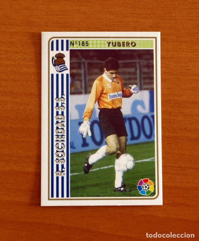 Fu&szlig;ball-Sticker: Real Sociedad -N&ordm; 185 Yubero -Mundicromo Las Fichas de la Liga 1994-1995-94-95
